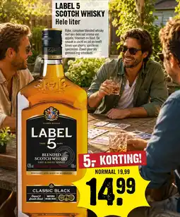 Dirck 3 Label 5 Scotch Whisky aanbieding