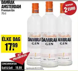 Dirck 3 Damrak Amsterdam Premium Gin aanbieding