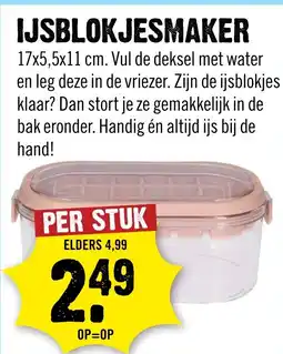 Dirck 3 ijsblokjesmaker aanbieding