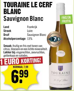 Dirck 3 Touraine le Cerf Blanc aanbieding