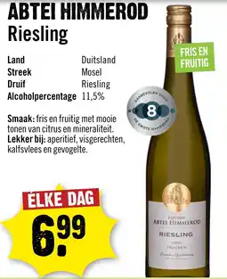 Dirck 3 Abtei Himmerod Riesling aanbieding