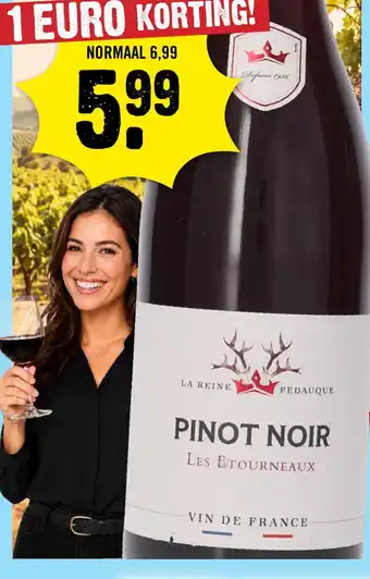 Dirck 3 la reine pedauque pinot noir aanbieding