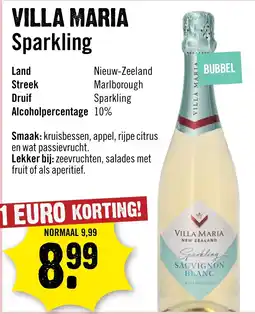 Dirck 3 Villa Maria Sparkling aanbieding