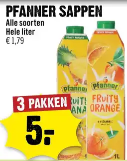 Dirck 3 Pfanner sappen aanbieding