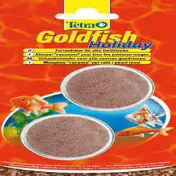 Pets Place Tetra Visvoer Goldfish Holiday - Vissenvoer - 2x12 g aanbieding