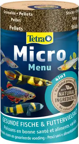 Pets Place Tetra Micro Menu - Vissenvoer - 100 ml aanbieding