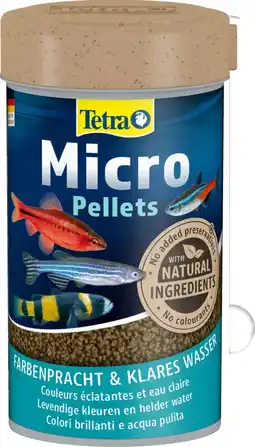 Pets Place Tetra Micro Pellets - Vissenvoer - 100 ml aanbieding