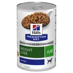 Pets Place Hill's Prescription Diet R/D Weight Reduction Blik - Hondenvoer - 350 g aanbieding