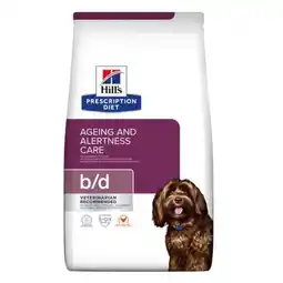 Pets Place Hill's Prescription Diet B/D Ageing And Alertness Care Zak - Hondenvoer - Kip 3 kg aanbieding