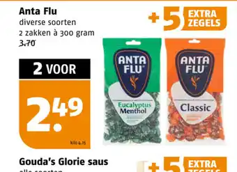 Poiesz Anta Flu diverse soorten 2 zakken a 300 gram aanbieding