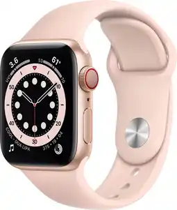 Bol.com Apple Watch Series 6 - Smartwatch dames - 40 mm - Roségoud aanbieding
