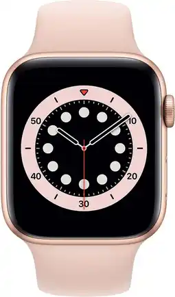Bol.com Apple Watch Series 6 - Smartwatch dames - 44 mm - Roségoud aanbieding