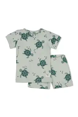 Wehkamp Feetje shortama Timmy Turtle mintgroen aanbieding