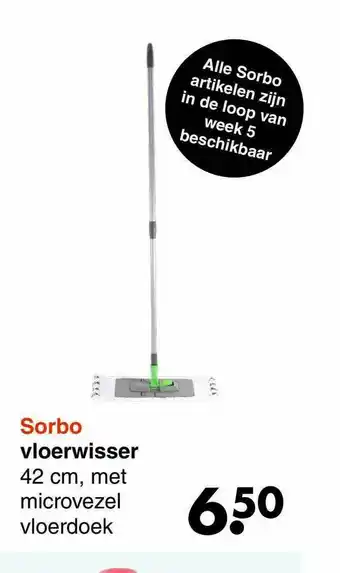 Wibra Sorbo Vloerwisser aanbieding