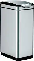 Bol.com EKO - Tina Touch 30 liter - Stainless steel Plastic - mat RVS - Prullenbak aanbieding