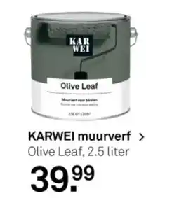 Karwei karwei muurverf olive leaf aanbieding