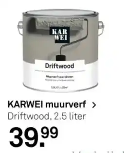 Karwei KARWEI muurverf aanbieding