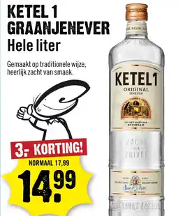 Dirck 3 Ketel 1 Graanjenever 100 cl aanbieding