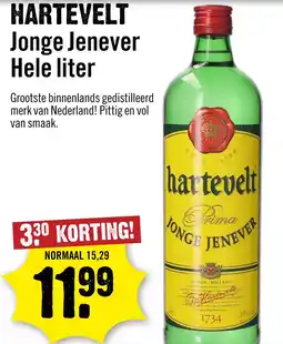 Dirck 3 Hartevelt Jonge Jenever 100 cl aanbieding