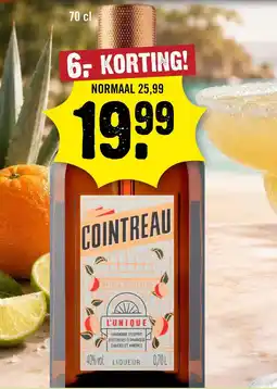 Dirck 3 Cointreau Triple Sec 70 cl aanbieding
