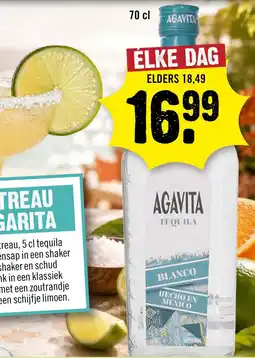 Dirck 3 Agavita Tequila Blanco 70 cl aanbieding