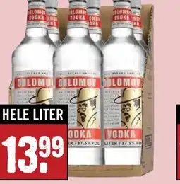 Dirck 3 Oblomov Vodka HELE LITER aanbieding