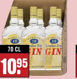 Dirck 3 Quality 10 London Dry Gin 70 cl aanbieding