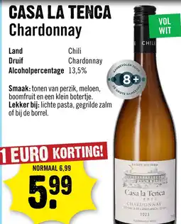 Dirck 3 Casa la Tenca Chardonnay 75 cl aanbieding