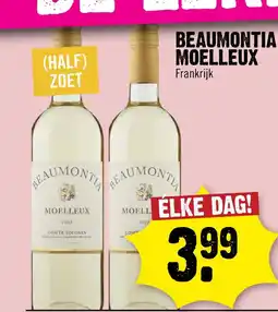 Dirck 3 Beaumontia Moelleux 75 cl aanbieding