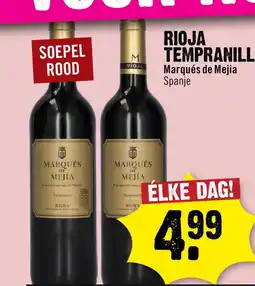 Dirck 3 Marqués de Mejia Rioja Tempranillo 75 cl aanbieding