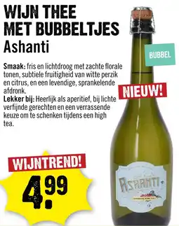 Dirck 3 Ashanti Wijn thee met bubbeltjes 75 cl aanbieding