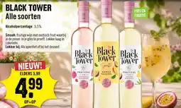 Dirck 3 Black Tower Strawberry Raspberry 75 cl aanbieding