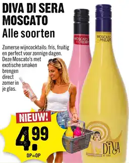 Dirck 3 Diva di Sera Moscato Pineapple 75 cl aanbieding