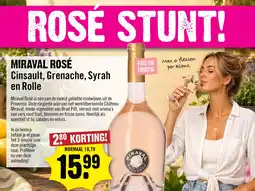 Dirck 3 Miraval Provence Rosé 75 cl aanbieding