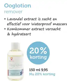 De Rode Pilaren Ooglotion aanbieding