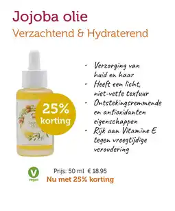 De Rode Pilaren Jojoba olie Verzachtend & Hydraterend aanbieding