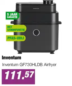 EP Inventum GF730HLDB Airfryer aanbieding