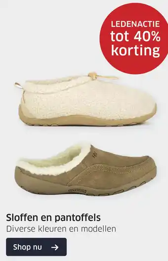 ANWB Sloffen en pantoffels aanbieding