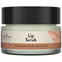 Holland & Barrett 1+1 gratis | De Tuinen Lip Scrub Macadamia Oil & Shea Butter - 12ml aanbieding