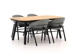 Kees Smit Hartman Tubb dining tuinset 185cm 5-delig verstelbaar aanbieding