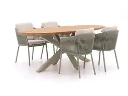 Kees Smit + 10% kassakorting | Hartman Sevilla/San Sebastian 200cm dining tuinset 5-delig aanbieding