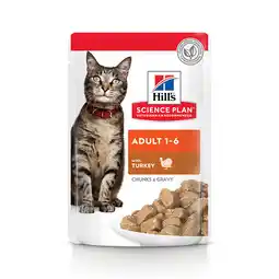 Zooplus 12x85g Feline Maaltijdzakjes Kalkoen Hill's Science Plan Kattenvoer aanbieding