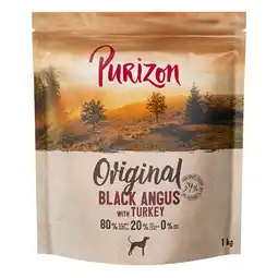 Zooplus 4kg Black-Angus-Rund met Kalkoen Adult Graanvrij Purizon Hondenvoer aanbieding
