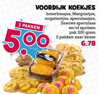 Boon`s Markt VOORDIJK KOEKJES aanbieding