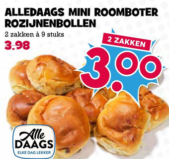 Boon`s Markt ALLEDAAGS MINI ROOMBOTER ROZIJNENBOLLEN aanbieding