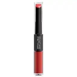 Trekpleister L'Oréal Paris Infaillible 24H 435 Fearless Corail Lipstick aanbieding