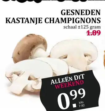 Boon`s Markt GESNEDEN KASTANJE CHAMPIGNONS aanbieding