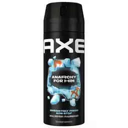 Trekpleister Axe Anarchy Deodorant & Bodyspray aanbieding