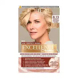 Trekpleister L'Oréal Paris Age Perfect Nudes Excellence Crème 8.13 Natuurlijk Beige Blond Haarkleuring aanbieding