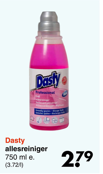 Wibra Dasty allesreiniger aanbieding
